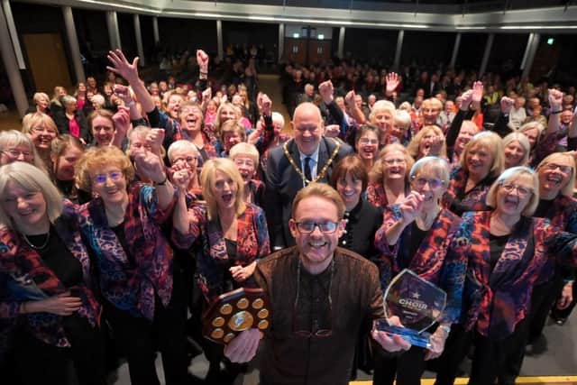The Nelson Civic Ladies' Choir, led by Burnley musical director John Garrett, named Lancashire Choir of the Year 2023.