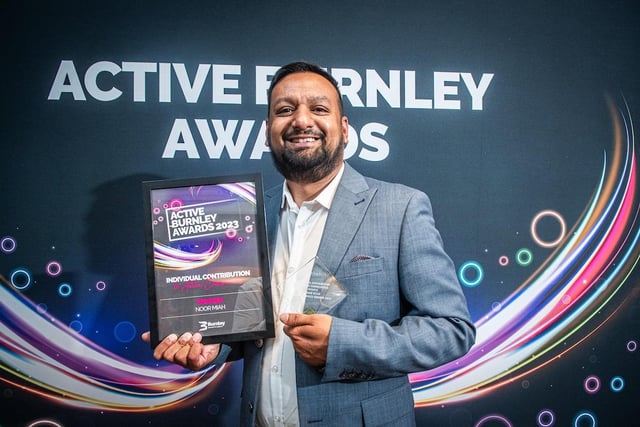 Noor is a volunteer at Shah Jalal Mosque in Burnley and started the Stoneyholme community project, which aims to get people connecting and socially interacting to increase their overall wellbeing, for which he was named Volunteer of the Year at the National Beacon Mosque Awards. 

He works full time but uses his spare time to run different activities and initiatives including careers fairs, regular sports sessions in partnership with Burnley FC in the Community, and other partner organisations. Weekly sports sessions take place at Stoneyholme Primary School and at the community hall, introducing young people to sports and youth activities. 

The Shah Jalal Mosque is also working with Burnley Council to develop a community garden onsite, to encourage outdoor activity through gardening, whilst also connecting to nature, looking at food sustainability, healthy eating, and improving both physical, mental health and wellbeing.