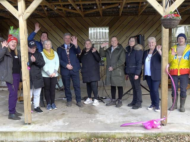 The Fennyfold Community Garden project has been officially opened in Padiham