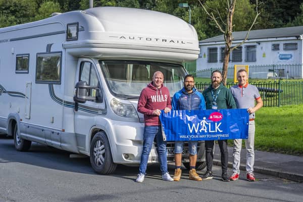 Nick Alderson, Maj Mahmood, Ady Lamb and Darren Nutter will be taking on the National Three Peaks to raise money for suicide charity CALM.