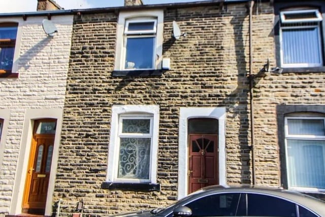 This 2 bed terraced house on Towneley Street is for sale for offers over £80,000