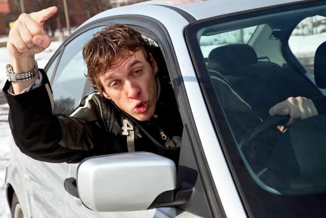 Making rude gestures could see you hit with public order or careless driving charges