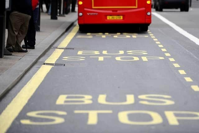 Passengers at new real-time information bus stops won't be left to wonder when the service they are waiting for will arrive (image: PA)