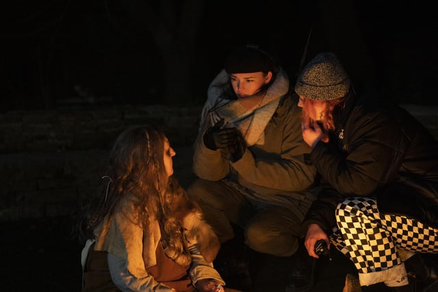 11 photos behind the scenes of short film The Witch’s Daughter featuring Burnley girl Esme Whalley and Nelson woman Maureen Roberts as well as big names like Jo Hartley of Bank of Dave, and Burn Gorman of Game of Thrones and The Dark Knight Rises.