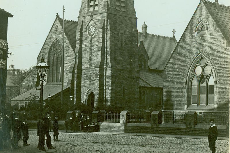 St Andrew's Church, Burnley (c.1908). Credit: Lancashire County Council