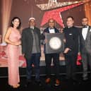 Barlick Raj Balti scooping a Curry Life Award 2023.