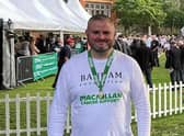 Pendle MP Andrew Stephenson who was victorious in the Westminster Macmillan Tug-of-War contest
