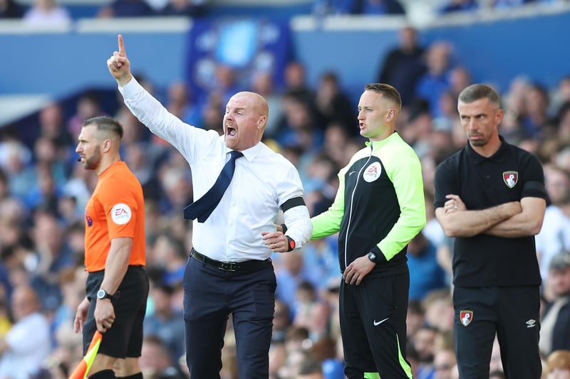 Sean Dyche could be back at Turf Moor next season after keeping the Toffees in the top flight on the final day.
