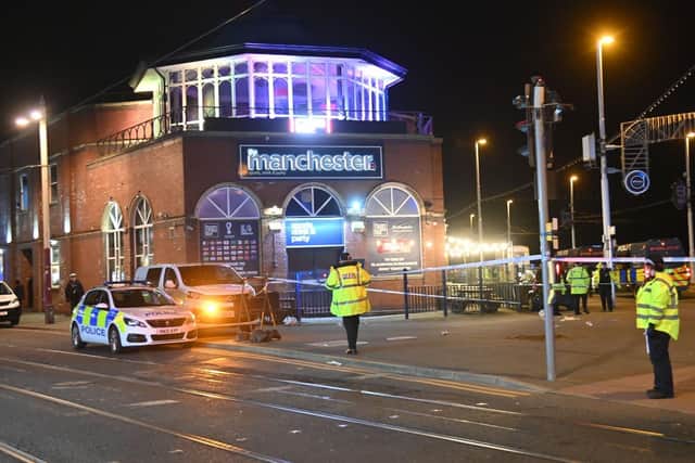 Blackpool FC have now now issued a statement following a clash between fans outside the Manchester pub on the junction of Lytham Road and the Promenade. A man in his 50s is currently in hospital being treated for a serious head injury