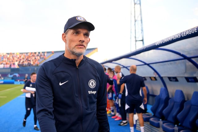 ZAGREB, CROATIA - SEPTEMBER 06: Thomas Tuchel, ex-manager of Chelsea, looks on prior to the UEFA Champions League group E match between Dinamo Zagreb and Chelsea FC at Stadion Maksimir on September 06, 2022 in Zagreb, Croatia. (Photo by Jurij Kodrun/Getty Images)