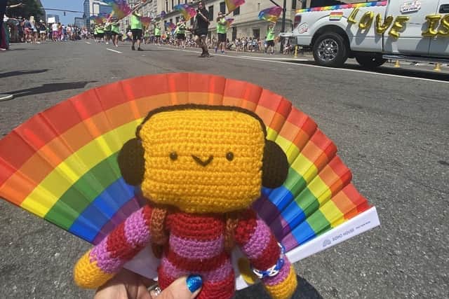 Colin of The Squibbles enjoying the first ever Nashville Pride in Tennessee.