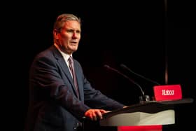 Leader of the Labour Party Keir Starmer has spoken to the Burnley Express about Gaza and local devolution (Photo by Leon Neal/Getty Images)