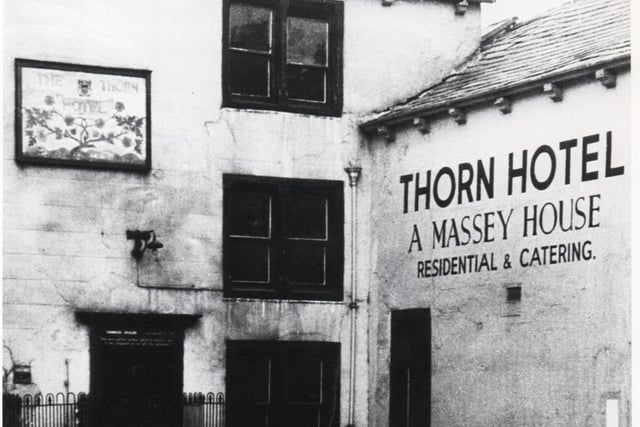 The Thorn was one of Burnley’s most well known inns. It is first mentioned as a private house in the mid-sixteenth century but it probably became an inn when Burnley’s town centre moved to St James Street, in the second half of the nineteenth century. Closure came at the time of the town centre redevelopment scheme of the 1960’s