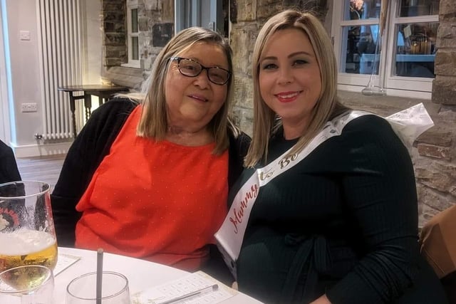 Nicola Poole: "My amazing mum Maureen who we almost lost a couple of years ago but like the true fighter she is.. and has always instilled in me to be she pulled through and is about to become a Grandma for the first time any day now 🩵 I know she is going to be the best and I wish I could give her the world."