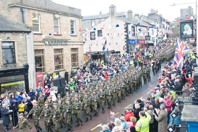 The Duke of Lancaster’s Regiment was awarded Freedom of Ribble Valley in 2011
