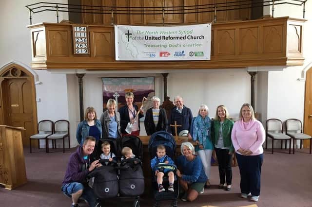 Clitheroe URC EcoChurch group on the day of inspection