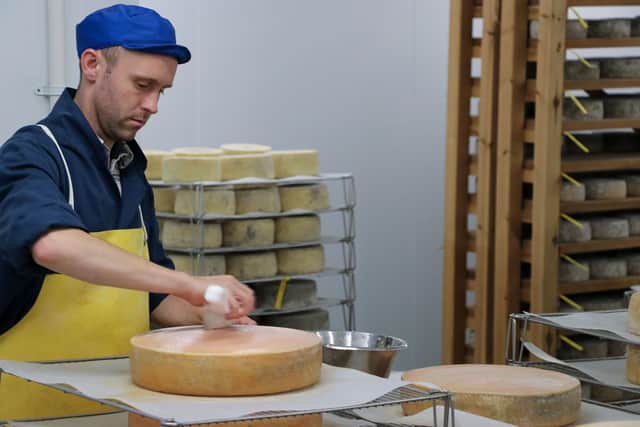 King Stone Dairy Gloucestershire makes some mouth-watering cheeses
