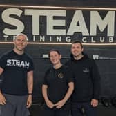Anthony Tibbs, Sarah Cole and Marcus James Morris, of the Steam Training Club in Burnley, are fundraising for The Brain Tumour Charity in memory of Laura Nuttall.