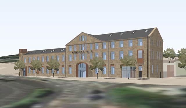 CGI of how Newtown Mill in Burnley will look once work has been completed