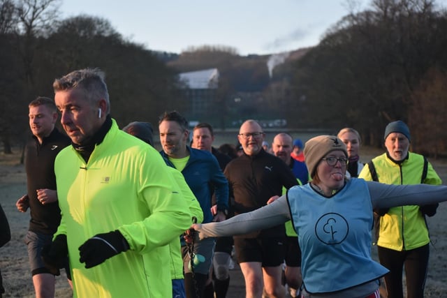 The first Saturday Burnley Park Run of 2024 at Towneley Park. Photo by George Webster.