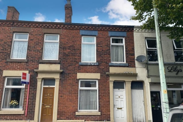 8. £20,000 - Pall Mall, Chorley: a three-bed terraced home with rear yard.