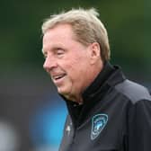 WILMSLOW, ENGLAND - SEPTEMBER 02: Harry Redknapp, management of World Xl FC, reacts during Soccer Aid For Unicef 2021 training at Mottram Hall on September 02, 2021 in Wilmslow, England. (Photo by Charlotte Tattersall/Getty Images)