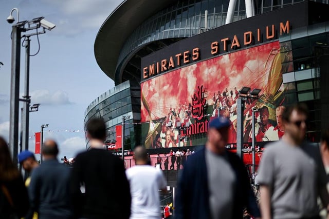 LONDON, ENGLAND - MAY 28: A general view outside the stadium as fans arrive prior to the Premier League match between Arsenal FC and Wolverhampton Wanderers at Emirates Stadium on May 28, 2023 in London, England. (Photo by Justin Setterfield/Getty Images)
