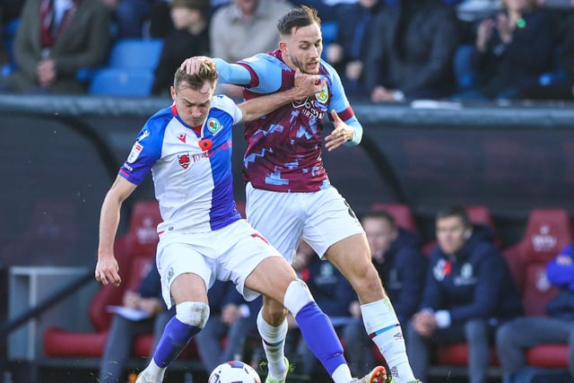 The 26-year-old provided an assist as Burnley beat East Lancashire rivals Blackburn Rovers 3-0 to go back to the top of the Championship. Made four key passes in total.