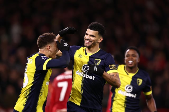 Solanke bagged an incredible hat-trick to help Bournemouth edge past 10-man Forest.