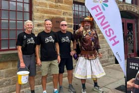 Dame Kev with his brothers Andy, Gary and Michael