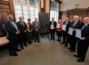 Six former Lancashire County Council members were given the status of Honorary Aldermen.