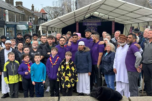Hundreds gathered for a community Iftar in Barnoldswick
