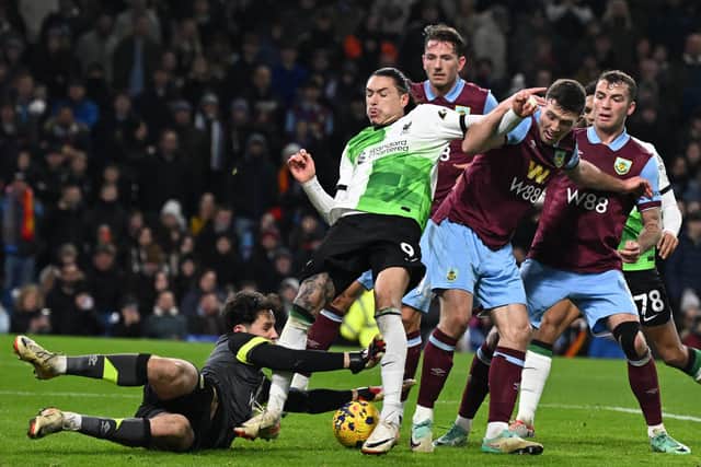 Trafford made eight saves during Burnley's Boxing Day encounter against Liverpool