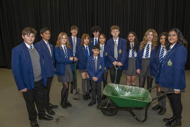 Recycling and planting trees are top of the agenda for the eco club members at Burnley's Blessed Trinity RC College