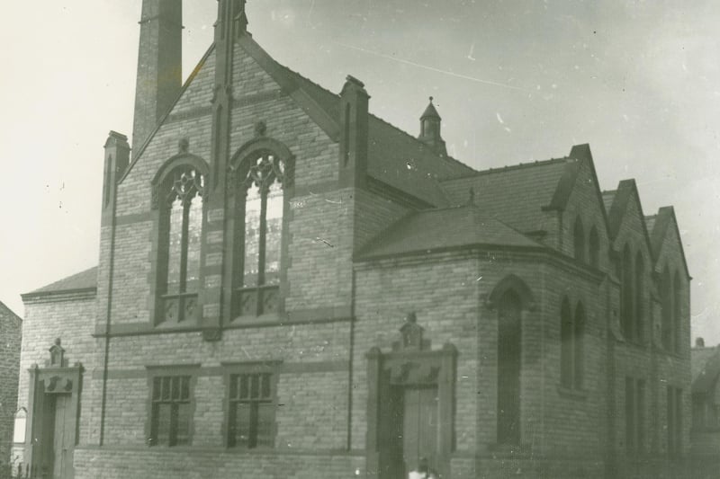 Rosegrove Methodist Church, Burnley (c.1905). Credit: Lancashire County Council