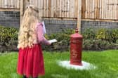 Santa's post box arrived at Northstone's Keld development in Barrowford