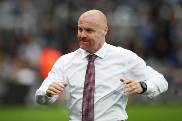 Sean Dyche, Manager of Burnley. (Photo by Ian MacNicol/Getty Images)