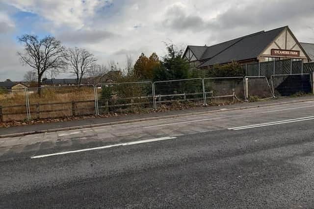 Developers have withdrawn a plan to build homes on this former allotment site in Liverpool Road in Rosegrove, Burnley