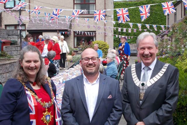 Civic guests at Candlemakers' Court Jubilee party