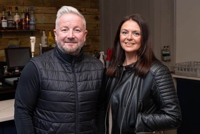 The owners of William's Lounge Bar in Burnley, Neil and Keira Crossley