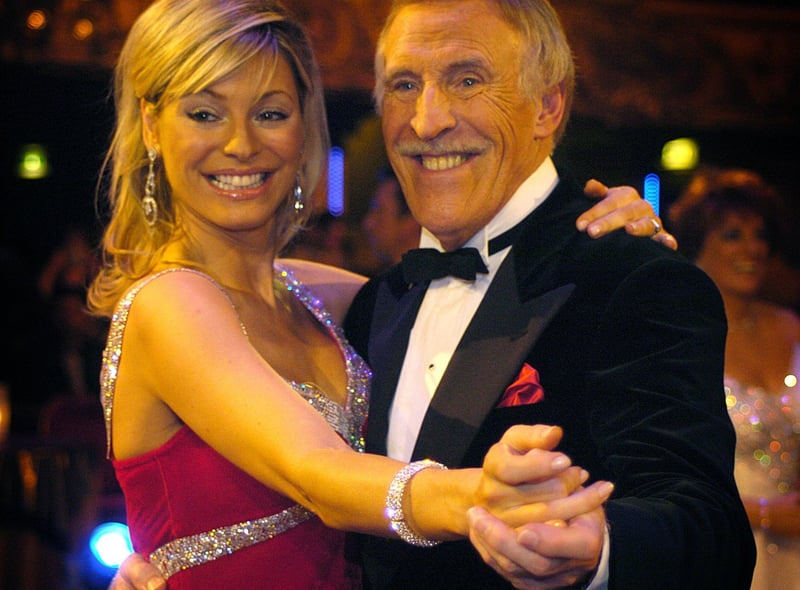 The live final of BBC Televisions Strictly Come Dancing from the ballroom in 2004 - Tess Daly and Sir Bruce Forsyth keep on dancing