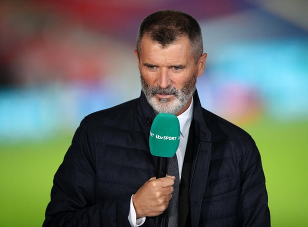 LONDON, ENGLAND - OCTOBER 08: Pundit, Roy Keane looks on following the international friendly match between England and Wales at Wembley Stadium on October 08, 2020 in London, England. Sporting stadiums around the UK remain under strict restrictions due to the Coronavirus Pandemic as Government social distancing laws prohibit fans inside venues resulting in games being played behind closed doors. (Photo by Nick Potts - Pool/Getty Images)