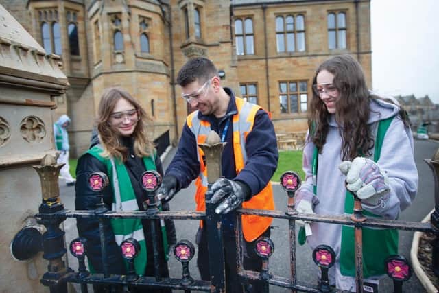 The Landmark in Burnley and Themis at Burnley College have teamed up for an exciting new project which will see the training providers' students refurbish the railings surrounding the beautifully restored Grade II listed building.
