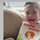 Connor with his Burnley-based book Shirley Murley