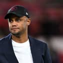 NOTTINGHAM, ENGLAND - SEPTEMBER 18: Vincent Kompany, Manager of Burnley, looks on after the Premier League match between Nottingham Forest and Burnley FC at City Ground on September 18, 2023 in Nottingham, England. (Photo by Shaun Botterill/Getty Images)