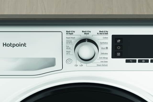 The Hotpoint ActiveCare washer dryer has a good variety of different cycles to choose from