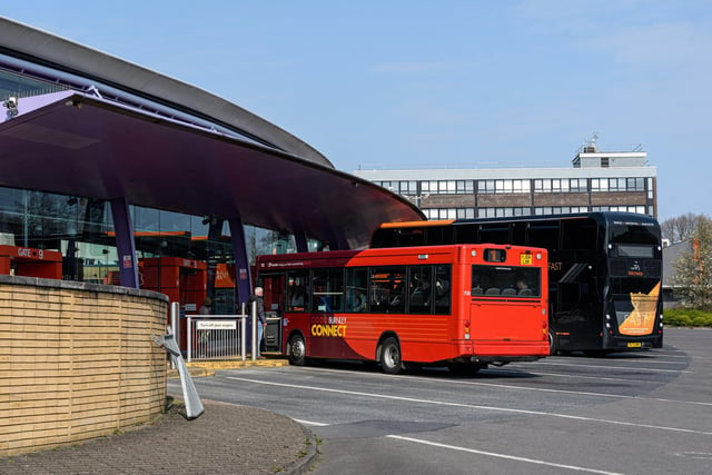 Splitting £12m. to help create real-time bus stops in Burnley.

Photo: Kelvin Stuttard