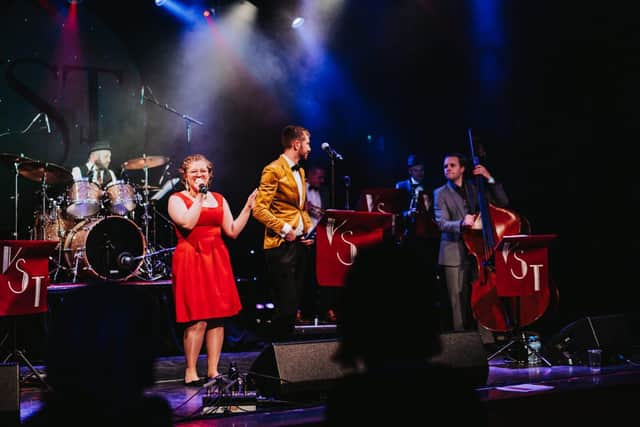 Vintage Swing Thing performing at The Grand in 2020