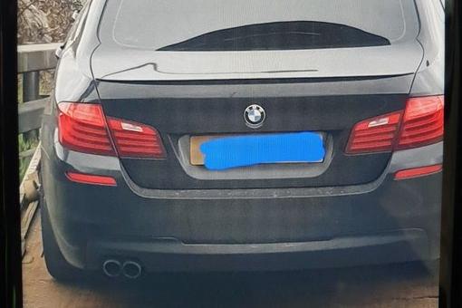 This BMW was on the M6 and was observed by an unmarked police car tailgating and undertaking on the hard shoulder - as well as reaching speeds of 115mph.
It was stopped and seized, and the driver was reported for driving offences.