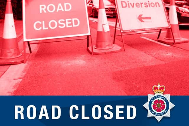 Emergency services are at the scene of the collision on Henthorn Road, Clitheroe, which is closed between the junctions of Bawdlands and Faraday Avenue.